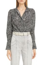 Isabel Marant Paisley Print Silk Blouse   Nordstrom at Nordstrom